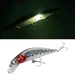 Приманка для лову хижих риб з підсвіткою та USB-зарядкою, Електронна Twitching Lure - мініатюра 7