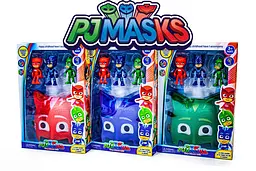 Ігровий Набір Герої в Масках PJ Masks, 3 герої + маска (світиться), 24x7x38 см - мініатюра 2