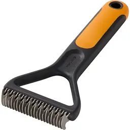 Граблі-ковтуноріз для грумінгу собак і котів Fiskars Dematting Rake 7 см (2009136)