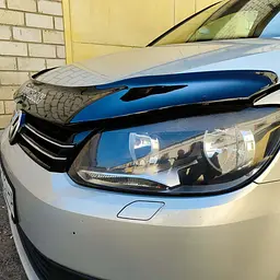 Дефлектор капота мухобійка Volkswagen Touran II 2010-2015 Voron Glass - мініатюра 2