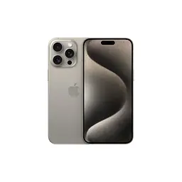 Мобільний телефон Apple iPhone 15 Pro Max 256Gb Natural Titaniume eSim (REF A) BREEZY (2AMU683)