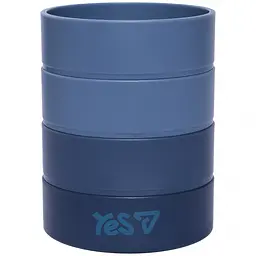 Стакан для письмового приладдя Yes  Fusion Shadow розбірний 10.2х8 см синій (470548)