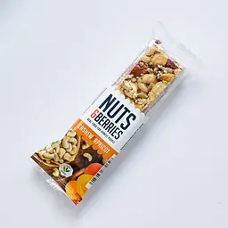 Батончик Nuts & Berries горіховий з кешью та абрикосом органічний 30 г - мініатюра 2