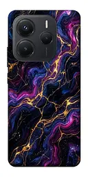 TPU чохол Demsky Purple space marble для Xiaomi Redmi Note 14 5G