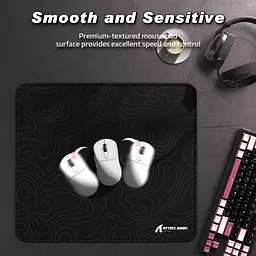 Ігровий килимок Attack Shark CM02 / 40*45 см / Black Lines - мініатюра 8