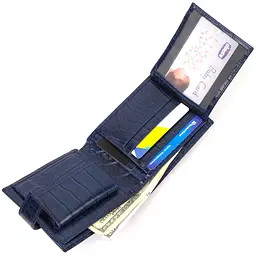 Чоловічий шкіряний гаманець Canpellini 12,2х9,5х2 см acs0025618 - мініатюра 5