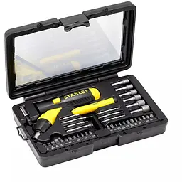 Викрутка Stanley Pistol Grip Ratchet з храповим механізмом та змінними бітами (0-63-038) - мініатюра 3