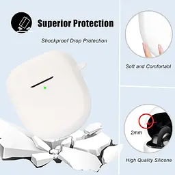 Кейс для навушників із бездротовою зарядкою Bose Wireless Charging Earbud Case для QuietComfort Earbuds II (білий) - мініатюра 5