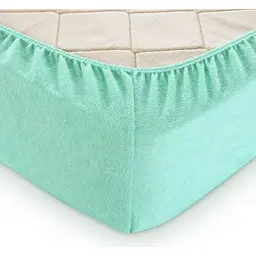 Простирадло махрове на резинці Tag Tekstil (160х200х30) Ocean Wave