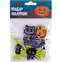 Набір наліпок Yes! Fun Halloween Страшенно веселі, 12 шт. (974477) - мініатюра 2