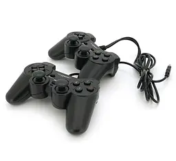 Джойстик геймпад для ПК Microkingdom 2-in-1 PC USB Black - мініатюра 1