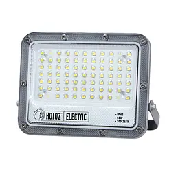 Прожектор світлодіодний Horoz Electric Margay-50 50W 3CCT 3000K-4500K-6000K сірий
