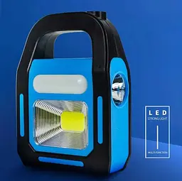 Акумуляторний LED ліхтар прожектор із сонячною панеллю та бокова COB лампа USB вихід CATA CT-9955+Solar - мініатюра 15