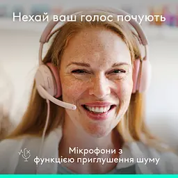Навушники Logitech Zone Wired 2 USB Rose (981-001620) - мініатюра 3
