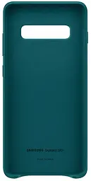 Чохол шкіряний протиударний Leather Cover EF-VG973LGEGRU для Samsung Galaxy S10 (6.1") Green - мініатюра 3