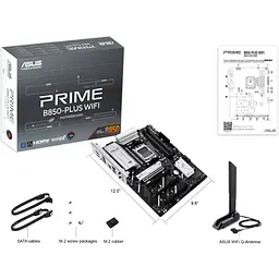 Материнська плата Asus Prime B850-Plus WiFi Socket AM5 - мініатюра 8