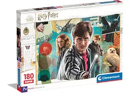 Пазл Clementoni Super: Магічні пригоди, Гаррі Поттер, Wizarding World (SuperСolor - Harry Potter Puzzle - 180 pcs.), колаж, 180 ел. (29068)