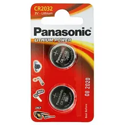 Батарейка Panasonic CR 2032 Lithium * 2 (CR-2032EL/2B)