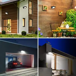 Сонячні LED світильники MPJ 56 LED з датчиком руху, IP65, 2 шт - мініатюра 6