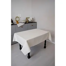 Скатертина Прованс святкова Перлина White 132х120 см (037592) - мініатюра 6