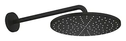 Верхній душ з душовим кронштейном 422 мм, 1 режим струменя Grohe Rainshower 310 Mono 22121KF0, Чорний матовий - мініатюра 2