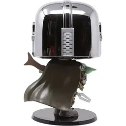 Фігурка Funko Pop! Star Wars: Мандалорець у хромі з малюком 25 см [49931] [118151] - мініатюра 2