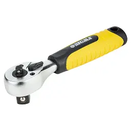 Тріскачка Sigma двостороння укорочена 1/4"-1/2" 145мм 72T CrV (6050251) - мініатюра 1