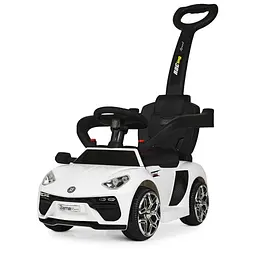 Дитячий електричний автомобіль Bambi Racer 6V одномісний до 25 кг Білий (DE-169-E-1043)