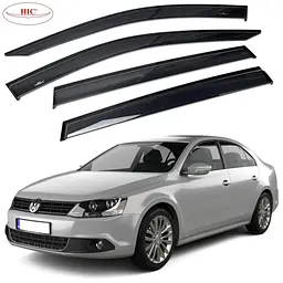 Дефлектори вікон вітровики HIC для Volkswagen Jetta 2011- Оригінал (VW44)