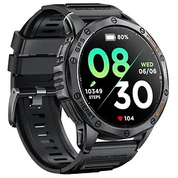 Розумний смарт годинник UWatch Smart GPS Max 2 ремінці Чорний (2385958966)