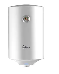 Водонагрівач Midea 50 л, 1500 Вт, сухий ТЕН, вертикальний, циліндричний, білий (D50-15F6(D))
