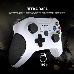 Геймпад GamePro бездротовий білий (MG650W) - мініатюра 18