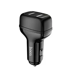 Адаптер автомобільний HOCO Leader Z36 2USB чорний - мініатюра 2