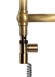 Кран кутовий під ТЕН Navin 1/2"х1/2", бронза, 2 шт. 21-532430-7777 - мініатюра 2
