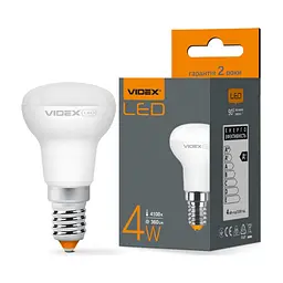 Лампочка Videx R39e 4W E14 4100K 220V (VL-R39e-04144) - мініатюра 2