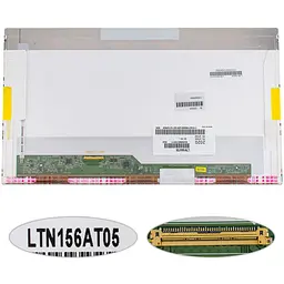 Матриця 15.6" LTN156AT05 (1366*768 40pin LED NORMAL матова роз'єм зліва внизу) для ноутбука (Refurbished)