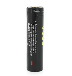 Акумулятор 18650 Li-Ion Soshine USB-3.7-3000 microUSB 5A 3000 мА·год - мініатюра 1
