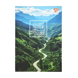 Блокнот для записей Yes в линию А4 7 БЦ Need for travel 152034 80 листов