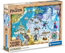 Пазл Disney Мапа Холодне серце - 1000 шт. Clementoni 39784