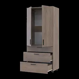 Шафа для одягу Doros Торн Кремона Канноло 2 ДСП/3Ш (штанга) 90х51.6х200 (44900429) - мініатюра 3