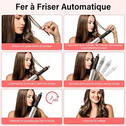 Повітряна щітка Onftrym Air Styler 6 в 1 з феном, щітка для повітродувки потужністю 1000 Вт із 3 регульованими температурами - мініатюра 6