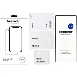 Захисне скло BeCover для Samsung Galaxy S24 Ultra SM-S928 10D Black (711362) - мініатюра 2