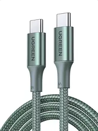 Кабель зарядний UGREEN USB C to USB C Charger Cable 100 W кабель для швидкого заряджання 2 м Green (90794)