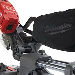 Пила торцювальна акумуляторна з протяжкою MILWAUKEE, M18 FMS190-0, діаметр 190мм (каркас, аксесуари) - мініатюра 9
