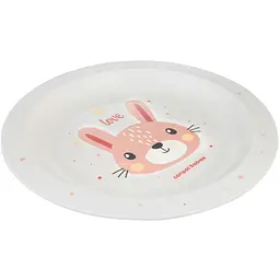 Тарілка Canpol babies Cute Animals пластикова рожева (4/411_pin2) - мініатюра 2