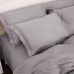 Простирадло на гумці MirSon Tencel №06 Gray 140х200 см (2200009370809) - мініатюра 5