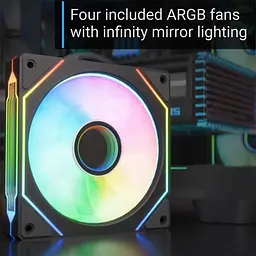 Корпус AeroCool P500C-G-BK-v1 Black (ACCM-PN01043.11) [146677] - мініатюра 8