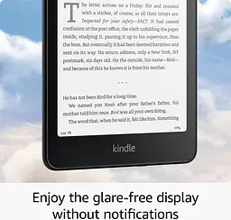 Електронна книга Kindle Paperwhite Signature Edition 2024 Metallic Raspberry, 32GB, без реклами, 7 HD E Ink Carta дисплей, покриття антивідблиску, підсвічування, сенсорний екран, Bluetooth/Wi-Fi, захист від вологи, 300 dpi, рожева - мініатюра 6