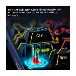 Клавіатура Ajazz NK68 Red Switch USB UA Black (NK68-R-S-B) - мініатюра 2