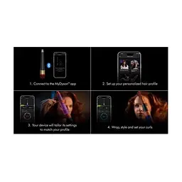 Стайлер Dyson Airwrap I.D. HS08 T3/T4 Curly+Coily Red Velvet/Gold (596928-01) - мініатюра 2